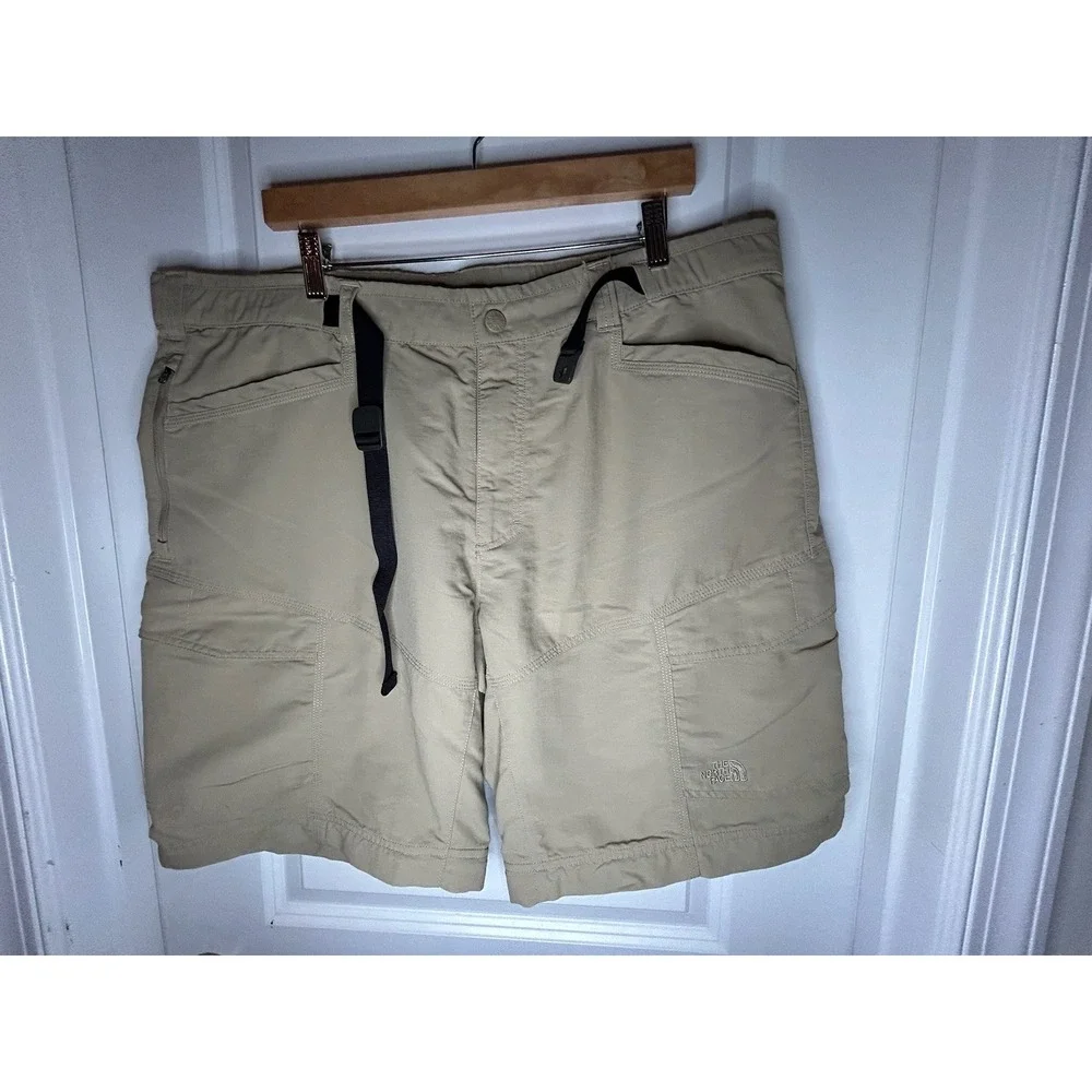 Vintage 90's Y2k The North Face Tan Breathable‎ Hiking Outdoor Shorts Mens XXL